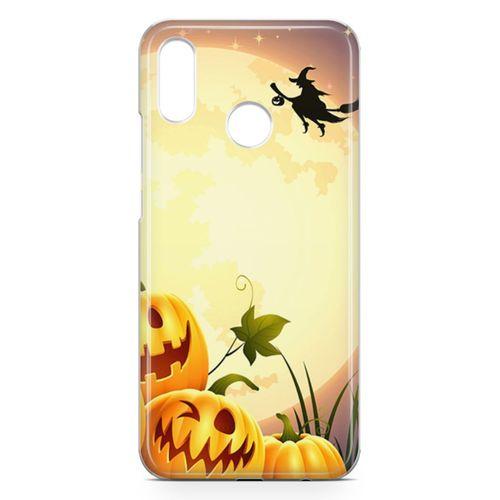 Huawei P20 Lite Kılıf Cadı Balkabakları Arka Kapak Koruma Desenli Full Koruyucu