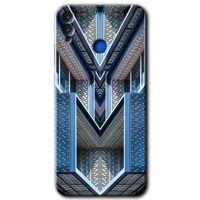 Honor 8c HD Baskılı Kılıf + 9D Tam Ekran Koruyucu - Retro Building