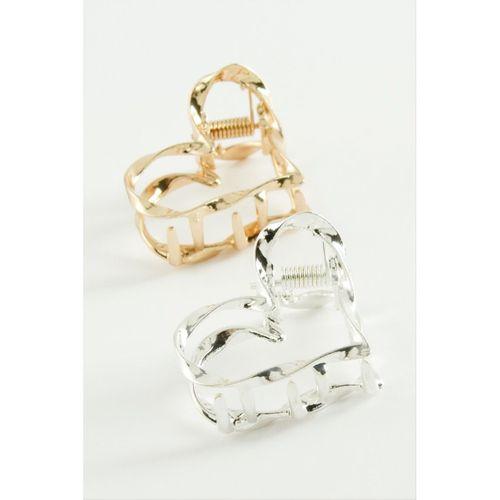 Kalp Burgulu Metal Mandal Toka 4 cm