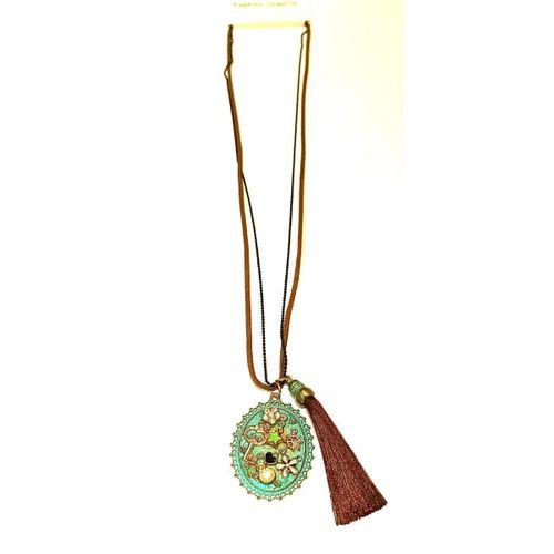 Monalisa Home Otantik Gösterişli Renkli 40 cm Uzunluğunda Kolye