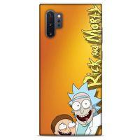 Samsung Galaxy Note 10 Plus Uyumlu Kılıf Rick And Morty (15) Antişok Kılıf Harry Herpson