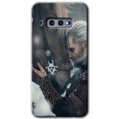 Galaxy S10e Kılıf HD Desen Baskılı Arka Kapak - Kadim Dost + Kırılmaz Cam