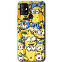 İnfinix Hot 10 Kılıf HD Desen Baskılı Arka Kapak - Minion Ordusu