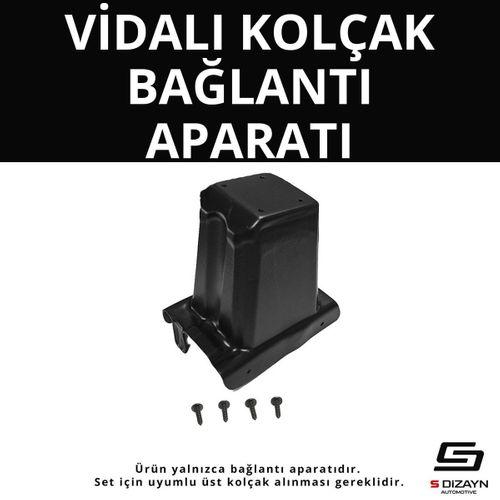 S-Dizayn Fiat Doblo ABS Vidalı Kol Dayama Kolçak Alt Adaptör 2015 Üzeri A+Kalite