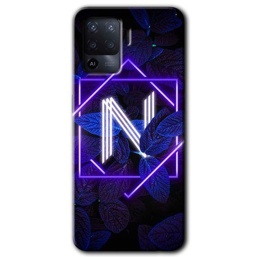 OPPO Oppo Reno 5 Lite Kılıf HD Baskılı Desen + Hayalet Cam Yandan Görünmez