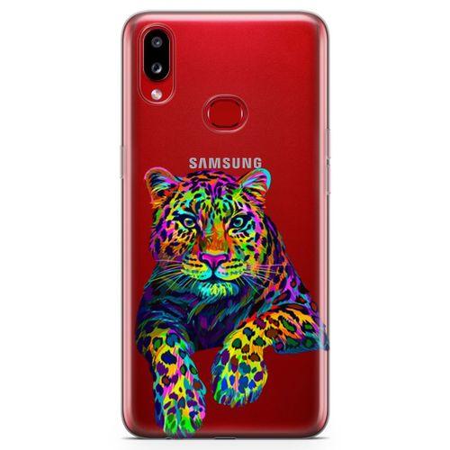 Samsung Galaxy A10s Kılıf Kaplan Colorful Arka Kapak Koruma Desenli Full Koruyucu