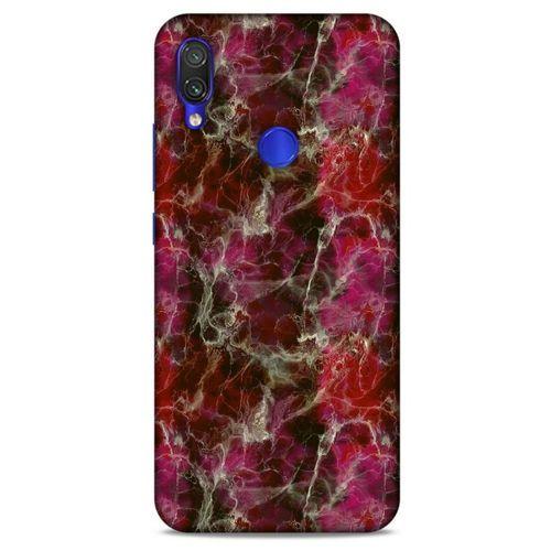Mermer Desenli (40) Tema Fit Silikon Kılıf Menekşe Xiaomi Redmi Note 7 Kılıf