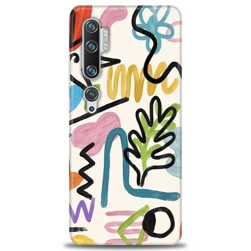 Xiaomi Mi Note 10 Pro Kılıf HD Baskılı Kılıf - Çizimler + Tam Ekran Koruyucu