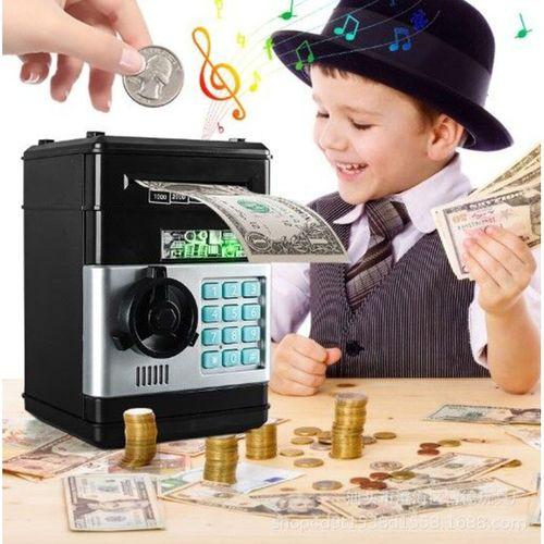 Elektronik Şifreli Kasa Otomatik Kağıt Para Alan ATM Kumbara