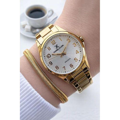 Daniel Klein 2 Yıl Garantili Çelik Kordon 30 Mt Suya Dayanıklı Kadın Kol Saati NSDKE.1.10178.9