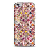 Apple Iphone 6S Kılıf Pastel Renkler (36) Glitter Kılıf Sarı Pembe