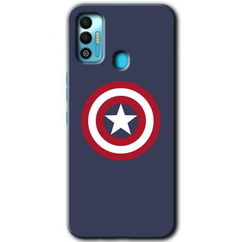 Tecno Spark 7T Kılıf HD Desen Baskılı Arka Kapak - Captain!