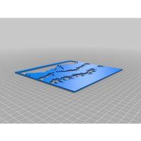 Dağ Manzarası Duvar Dekorasyonu (Bu ürün Sadece Plastik parçadır - Almadan Önce Soru Sorabilirsiniz)