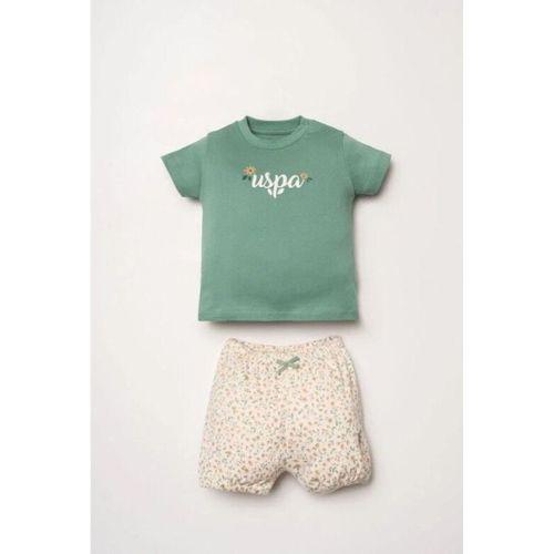 U.S.Polo U.S. Polo Şortlu Takım USB2982 Yeşil