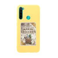Xiaomi Redmi Note 8 Makin Groceries Desenli Premium Silikonlu Telefon Kılıfı
