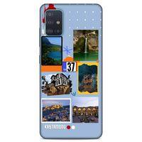 Lopard Samsung Galaxy A51 Uyumlu Kılıf Şehirli ※ (37) Kastamonu Silicone Cover