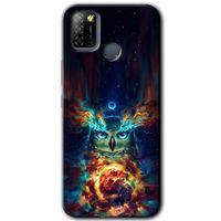 İnfinix Smart 5 Kılıf HD Desen Baskılı Arka Kapak - Ballı Baykuş