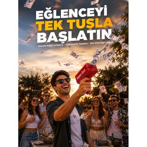 Aa Pil İle Çalışan, Kolay Kullanımlı Kâğıt Fırlatıcı Oyuncak Yeni Nesil