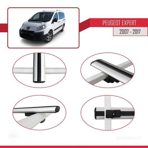 Peugeot Expert 2007-2017 Arası ile uyumlu Basic Model Ara Atkı Tavan Barı GRİ 3 ADET