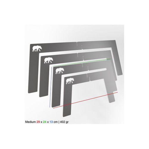 Kamp Ayısı® Bushcraft Ox ™: Medium Katlanır Ateş Üzeri Metal Kamp Izgarası - Su Geçirmez Taşıma Çantalı