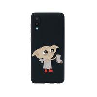 Samsung A02 Dobby Premium Silikonlu Siyah Telefon Kılıfı
