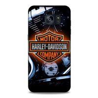 Samsung Galaxy S7 Edge Uyumlu Kılıf Motorsiklet (13) Silikon Kap Harley Davidson