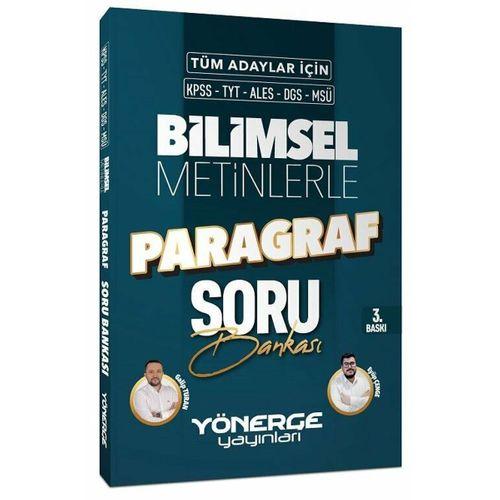 KPSS TYT ALES DGS MSÜ Bilimsel Metinlerle Paragraf Soru Bankası Yönerge Yayınları