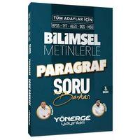KPSS TYT ALES DGS MSÜ Bilimsel Metinlerle Paragraf Soru Bankası Yönerge Yayınları