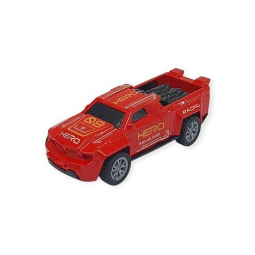 Çek Bırak Metal Küçük Arabalar 8 cm - SH40031 - Kırmızı Pick-Up