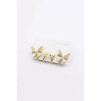 Kelebek Küpe - Altın