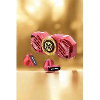 Kırmızı Kablosuz Bluetooth Kulaklık Stres Çarklı  Kulaklığı