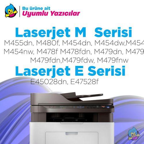 Hp 415A-W2030A Muadil Toner Siyah - Çipli / M455 / M480 / M454 / M478 / M479