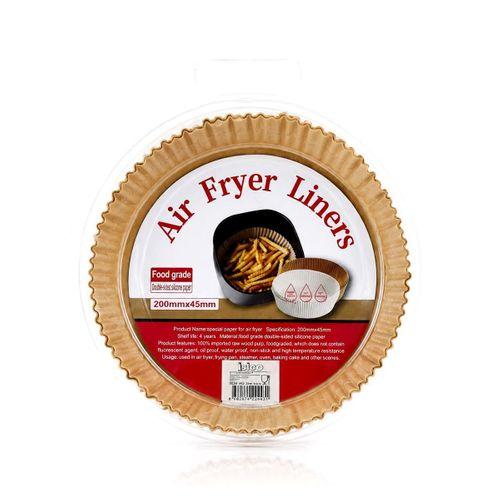 Air fryer yuvarlak pişirme kağıt kalıp 20 cm 50 adet