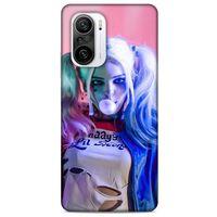 Xiaomi Redmi K40 Uyumlu Kılıf Harley Quinn (10) Full Koruma Kılıfı Pembe