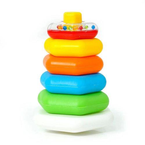 Çocuk Renkli Altıgen Halkalar Çıngıraklı AE-1510