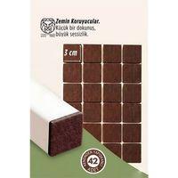 42 Adet Kendinden Yapışkanlı 3x3 cm Premium Zemin Koruyucu Keçe Seti