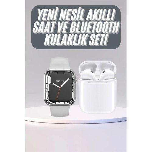 Akıllı Saat Kulaklık Hediyeli Uyku Ve Sağlık Takibi Yapabilen Uzun Ömürlü