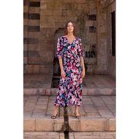 Çiçek Desenli Viskon Elbise