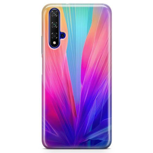 Honor View 20 Kılıf Makro Çiçek Arka Kapak Koruma Desenli Full Koruyucu