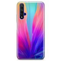 Honor View 20 Kılıf Makro Çiçek Arka Kapak Koruma Desenli Full Koruyucu