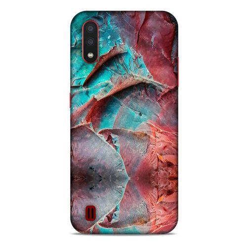 Samsung Galaxy A01 Kılıf Baskılı Özel Seri Taşlı (49) Ultra Silikon Kılıf