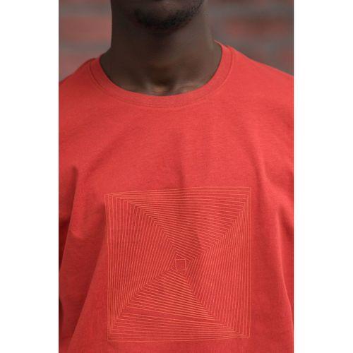 Slim Fit Pamuklu Önü Baskılı Sıfır Yaka T-Shirt
