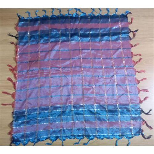 El İşi Saten Masa Örtüsü,Sehpa Örtüsü Kenarı Püsküllü 82X86Cm