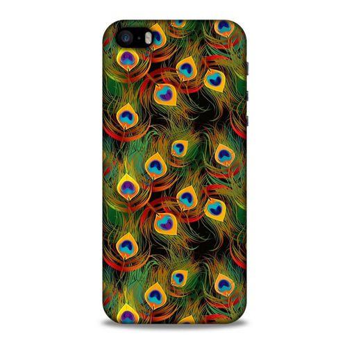 Apple iPhone SE Kılıf Desenli Özel Seri Tüyler (12) Koruyucu Silikon