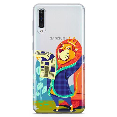 Samsung Galaxy A70 Kılıf Aslan Kral Arka Kapak Koruma Desenli Full Koruyucu