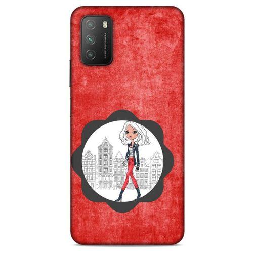 Lopard Xiaomi Poco M3 Uyumlu Kılıf Sokak Modası (96) Core Armor Kılıf