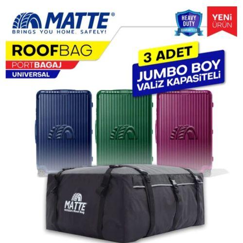 Matte Uyumlu Araç Tavan Çantası Portbagaj (350Lt)