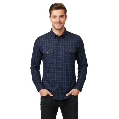 Erkek Kışlık Silim Fit Uzun Kol Çift Cep Kapak Gömlek 2416 BGL-ST04800