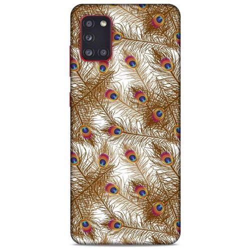 Samsung Galaxy A31 Kılıf Desenli Özel Seri Tüyler (25) Antişok Kapak