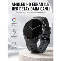 Yuvarlak Akıllı Saat Nabız Ölçer, Spo₂, Spor Modları Ve Değiştirilebilir Kordon